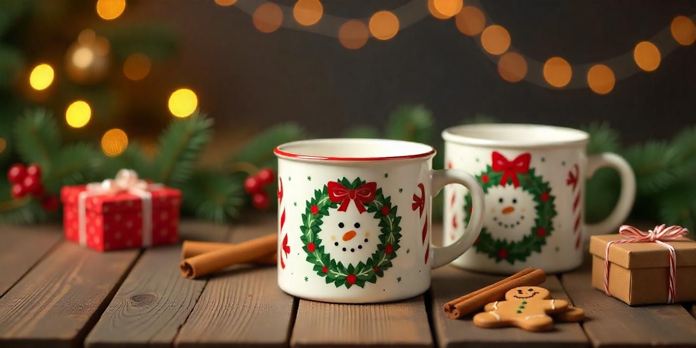 Christmas coffee mugs